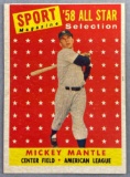 1958 Topps Mickey Mantle AS #487 Baseball Card
