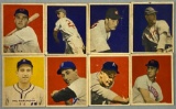 Group of 8 1949 Bowman Baseball Cards