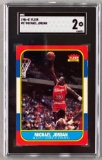 1986-87 Fleer Michael Jordan #57 Rookie SGC 2