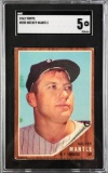 1962 Topps Mickey Mantle #200 SGC 5