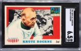 1955 Topps All American Knute Rockne Football #16 SGC 6.5