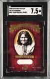 2008 Universal Archives Collection Geronimo Piece of Hair!! SGC 7.5