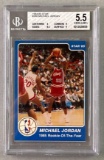 1984-85 Star Michael Jordan #288 Rookie of the Year BGS 5.5