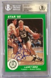 1984-85 Star Court Kings Larry Bird #18 Signed