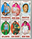 Group of 1969-70 12 Topps Tall Boys Basketball Cards