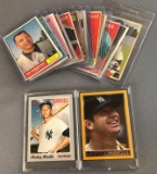 Group of 15 Yankees Baseball Cards