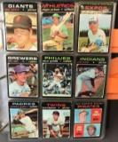 1971 Topps Baseball Cards Partial Set 508 Cards
