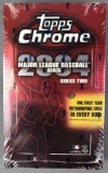 2004 Topps Chrome Baseball Series 2 Sealed Box