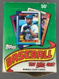 1990 Topps Baseball Wax Pack Box