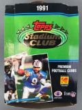 1991 Topps Stadium Club Football Box