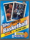 1992 Topps Basketball Series 2 Sealed Box