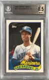 1989 Topps Traded Ken Griffey Jr BGS 8.5