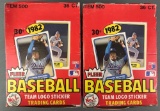 Group of 2 1982 Fleer Baseball Wax Boxes