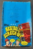 1981 Topps Scratch Off Baseball Wax Box