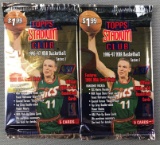 2 1996 Stadium Club Basketball Series 1 Packs