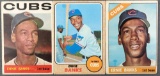 Group of 3 Topps Ernie Banks Baseball Cards