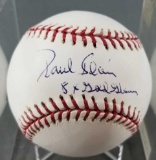 Paul Blair signed baseball