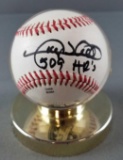 Gary Sheffield 509 Home Runs Signed baseball