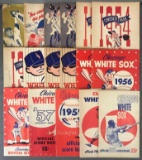 Group of 17 1950s-60s White Sox Scorebooks