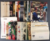 Large Group of Baseball Ephemera Programs Media Guides