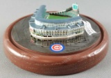 Ernie Banks Signed Wrigley Field the friendly confines sculpture