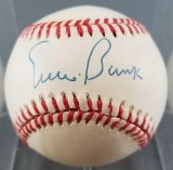 Ernie Banks signed baseball