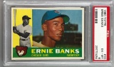 1960 Topps Baseball Ernie Banks Card PSA 6