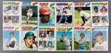 Group of 1977 Topps Baseball Trading Cards