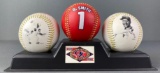 Group of 3 Ozzie Smith Tribute Baseballs