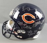 Signed Chicago Bears full size replica helmet