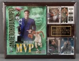 Giannis Antetokounmpo MVP Milwaukee Bucks plaque