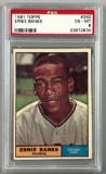1961 Topps Baseball Ernie Banks Card PSA 6