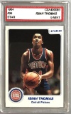 1984 Star Basketball Isaiah Thomas Rookie Card