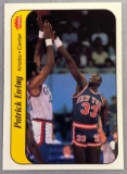 1986 Fleer Sticker Patrick Ewing #6