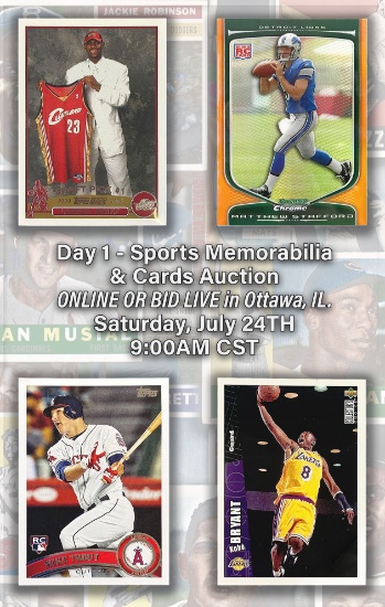 Day 1 Sports Memorabilia & Cards Auction