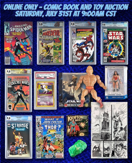 ONLINE ONLY - Comic Book and Toy Auction