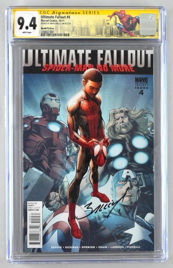 Signed CGC Graded Marvel Comics Ultimate Fallout No. 4 comic book