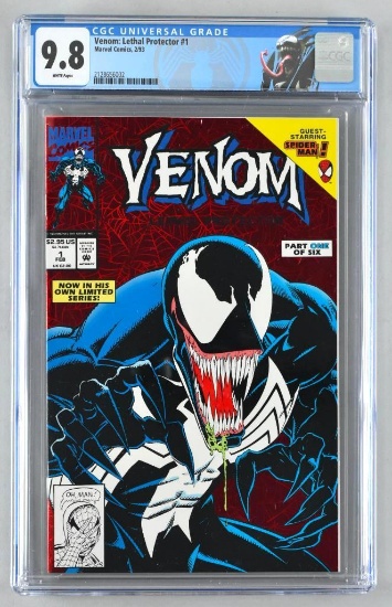 CGC Graded Marvel Comics Venom: Lethal Protector No. 1 comic book