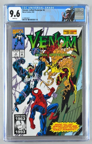 CGC Graded Marvel Comics Venom: Lethal Protector No. 4 comic book