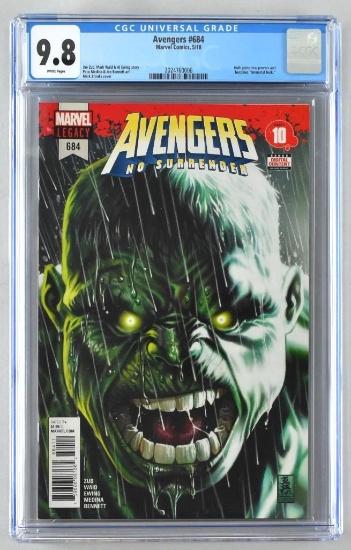 CGC Graded Marvel Comics Avengers No. 684 comic book