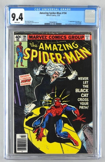 CGC Graded Marvel Comics The Amazing Spider-Man No. 194 comic book