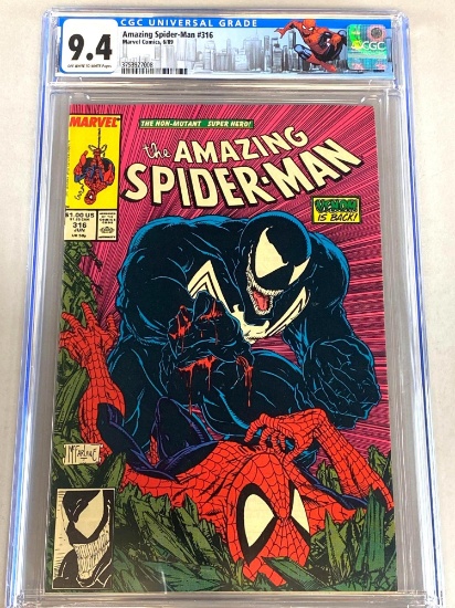 CGC Graded Marvel Comics The Amazing Spider-Man No. 316 comic book