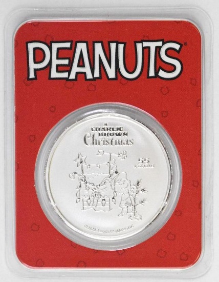 2020 Peanuts Worldwide 1oz. .999 Fine Silver