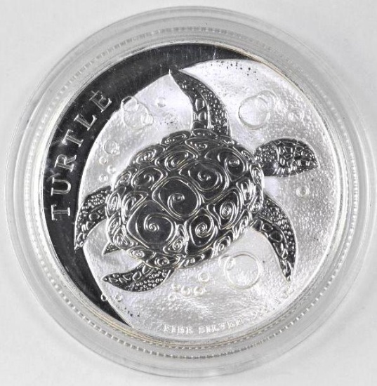 2021 $2 NIUE Turtle 1oz. .999 Fine Silver