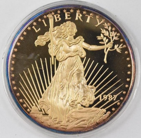 1987 Washington Mint One Half Pound Fine Silver