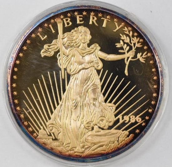 1986 Washington Mint One Half Pound Fine Silver