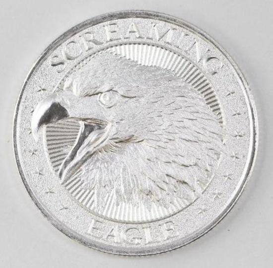 2021 Intaglio Mint Screaming Eagle 1oz. .999 Fine Silver