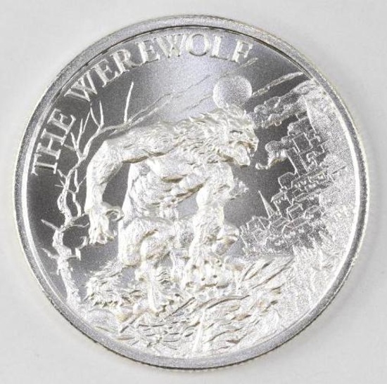 2021 Intaglio Mint Werewolf 1oz. .999 Fine Silver