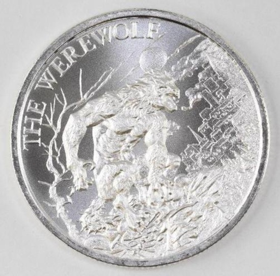 2021 Intaglio Mint Werewolf 1oz. .999 Fine Silver