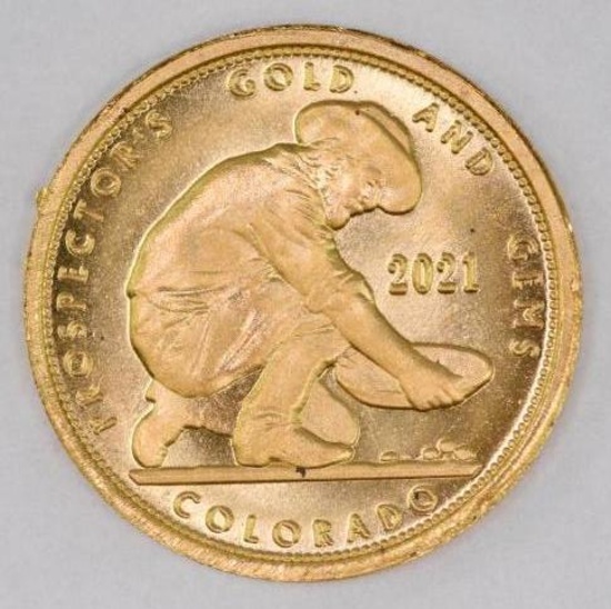 2021 Prospector's & Gems 1/10thoz. .999 Fine Gold